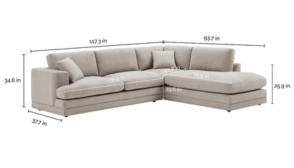 Derry Sectional with Chaise
