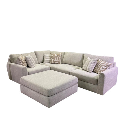 Monroe Modular 4 Piece Sectional In Cream