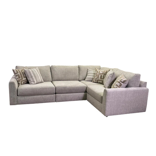 Monroe Modular 4 Piece Sectional In Cream