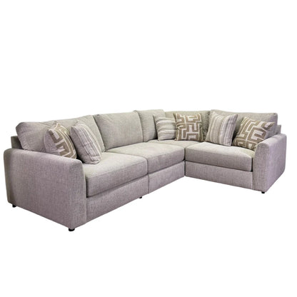 Monroe Modular 4 Piece Sectional In Cream