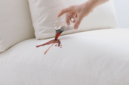 LiveLife performance fabric stain-resistance demo