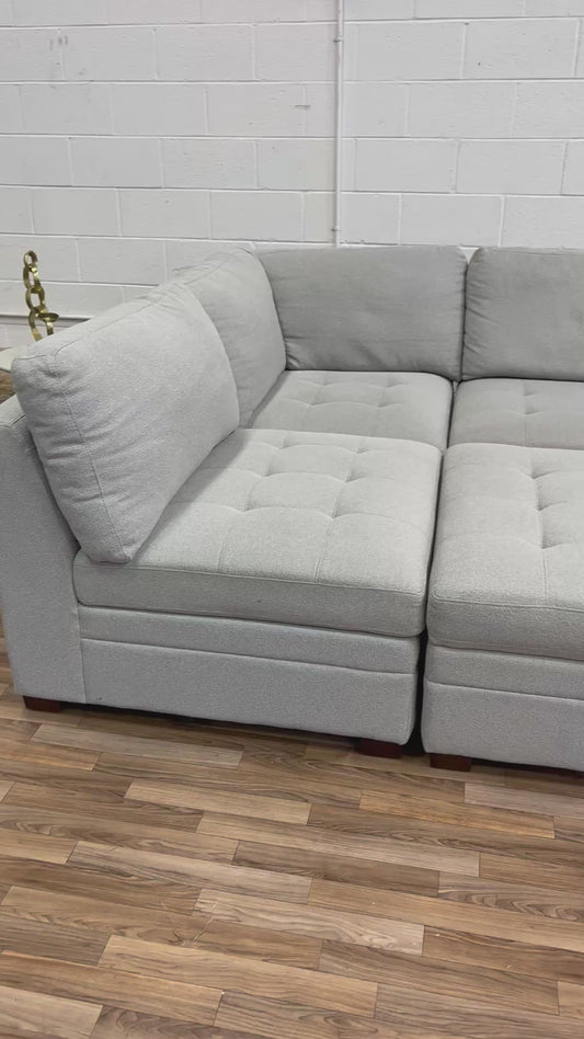 Costco Tisdale Boucle 6-Piece Modular Sectional