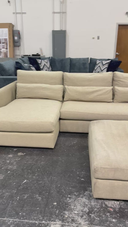 Arhaus Kipton Sectional with Ottoman