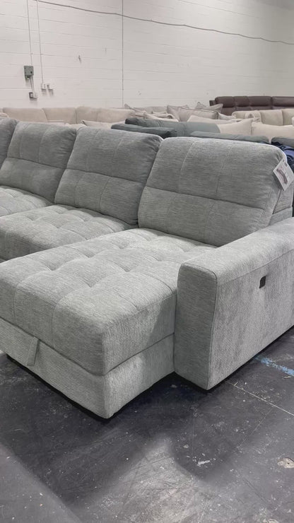 Emma Fabric Reclining Sectional