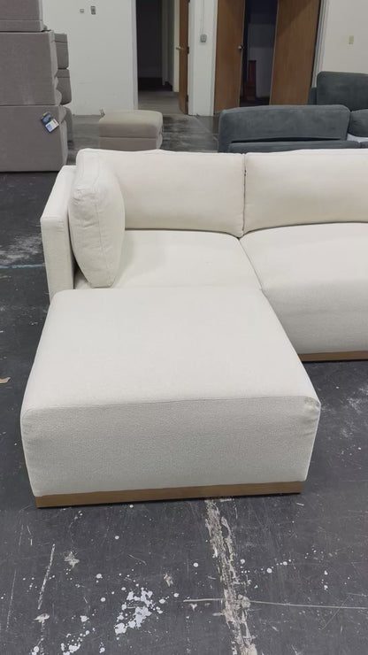 Henredon 6-Piece Boucle Modular Sectional